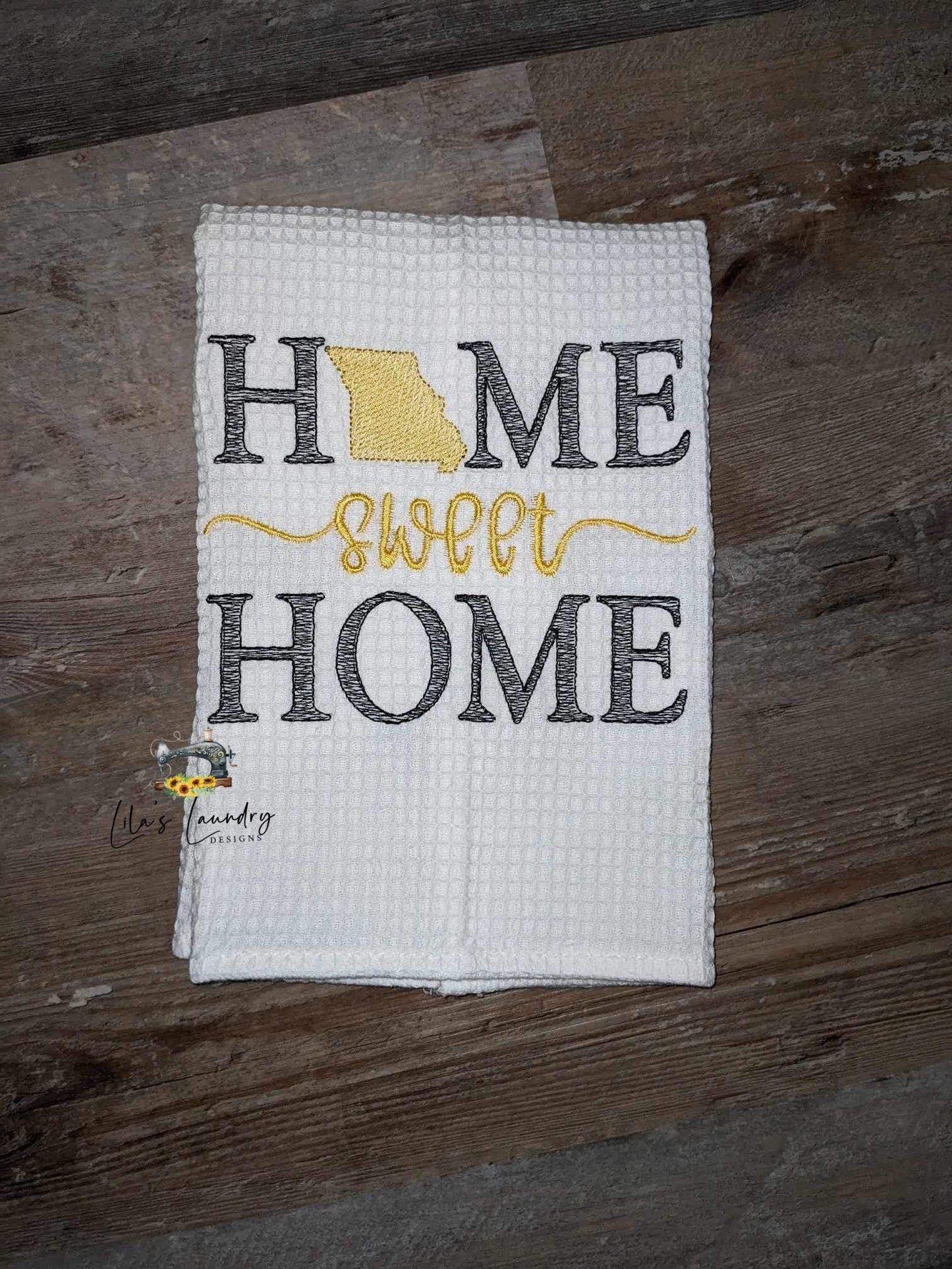 Home Sweet Home Missouri - 4 sizes- Digital Embroidery Design