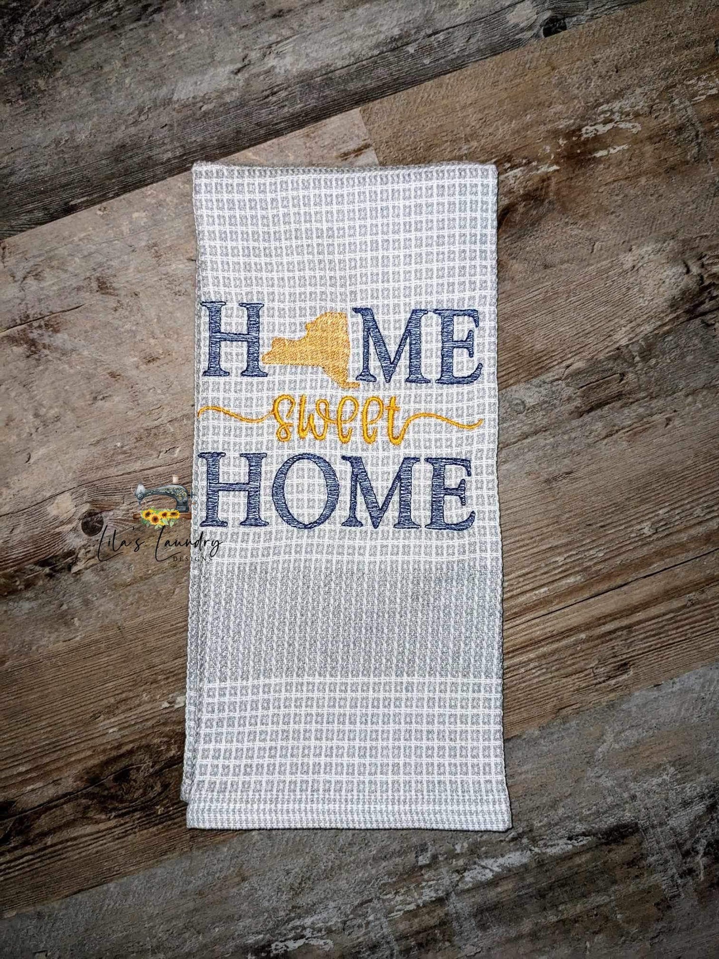 Home Sweet Home New York - 4 sizes- Digital Embroidery Design