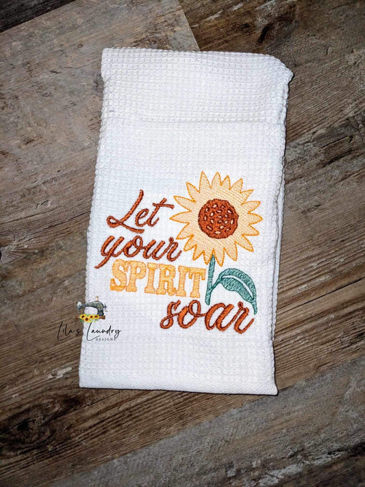 Let your spirit soar - 4 sizes- Digital Embroidery Design