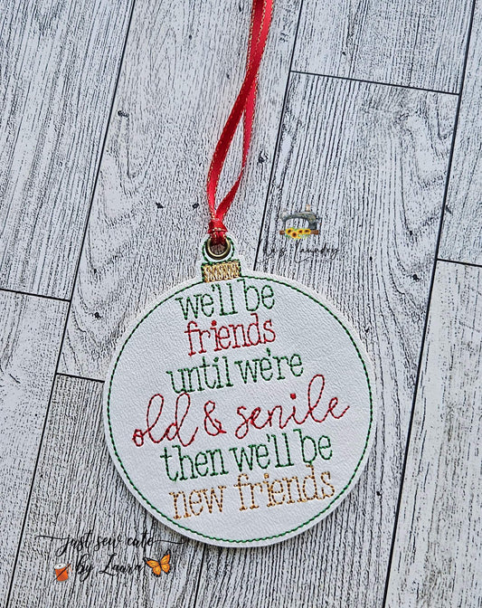 Old & Senile Ornament - Digital File - Embroidery Design