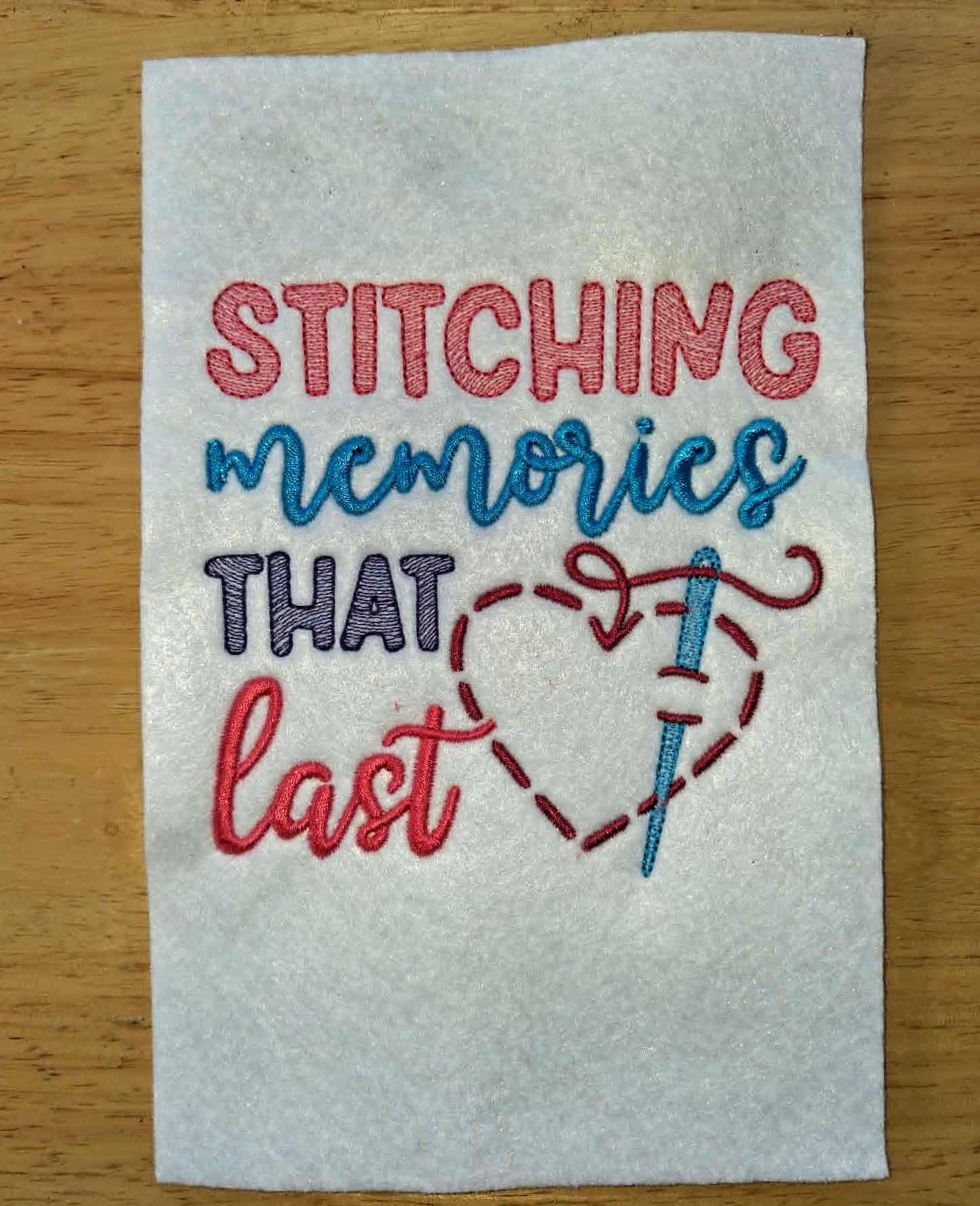 Sketch Stitching Memories - 4 x 4, 5 x 7, 6 x 10 and 8 x 12 - DIGITAL Embroidery Design