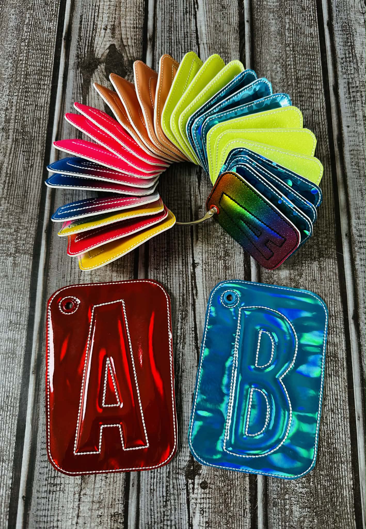 Puffy Doodle Font Eyelet Letters – Perfect for Flashcards – 5 Sizes Included – 4 x 4 and 5 x 7 Hoops – Digital Embroidery Design