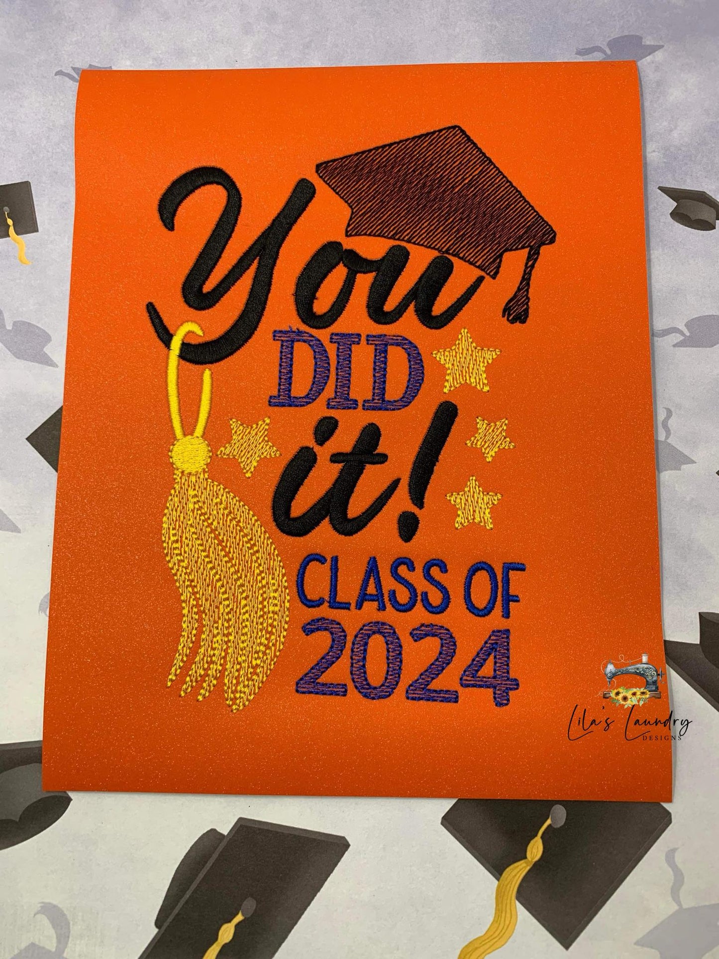 Class of 2024 - 4 Sizes - Digital Embroidery Design
