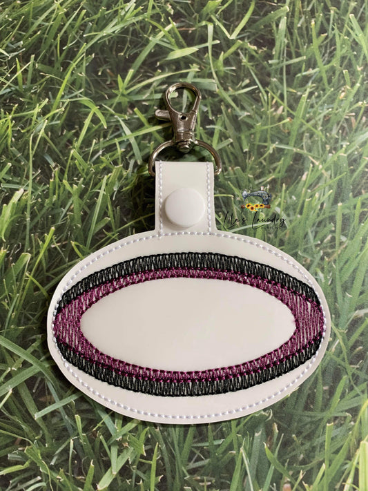 Rugby Key Fobs - 2 Styles Included - DIGITAL Embroidery DESIGN