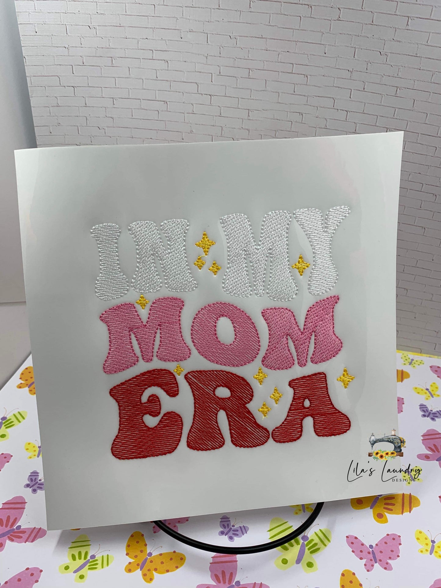 In My Mom Era Sketch - 4 Sizes - Digital Embroidery Design
