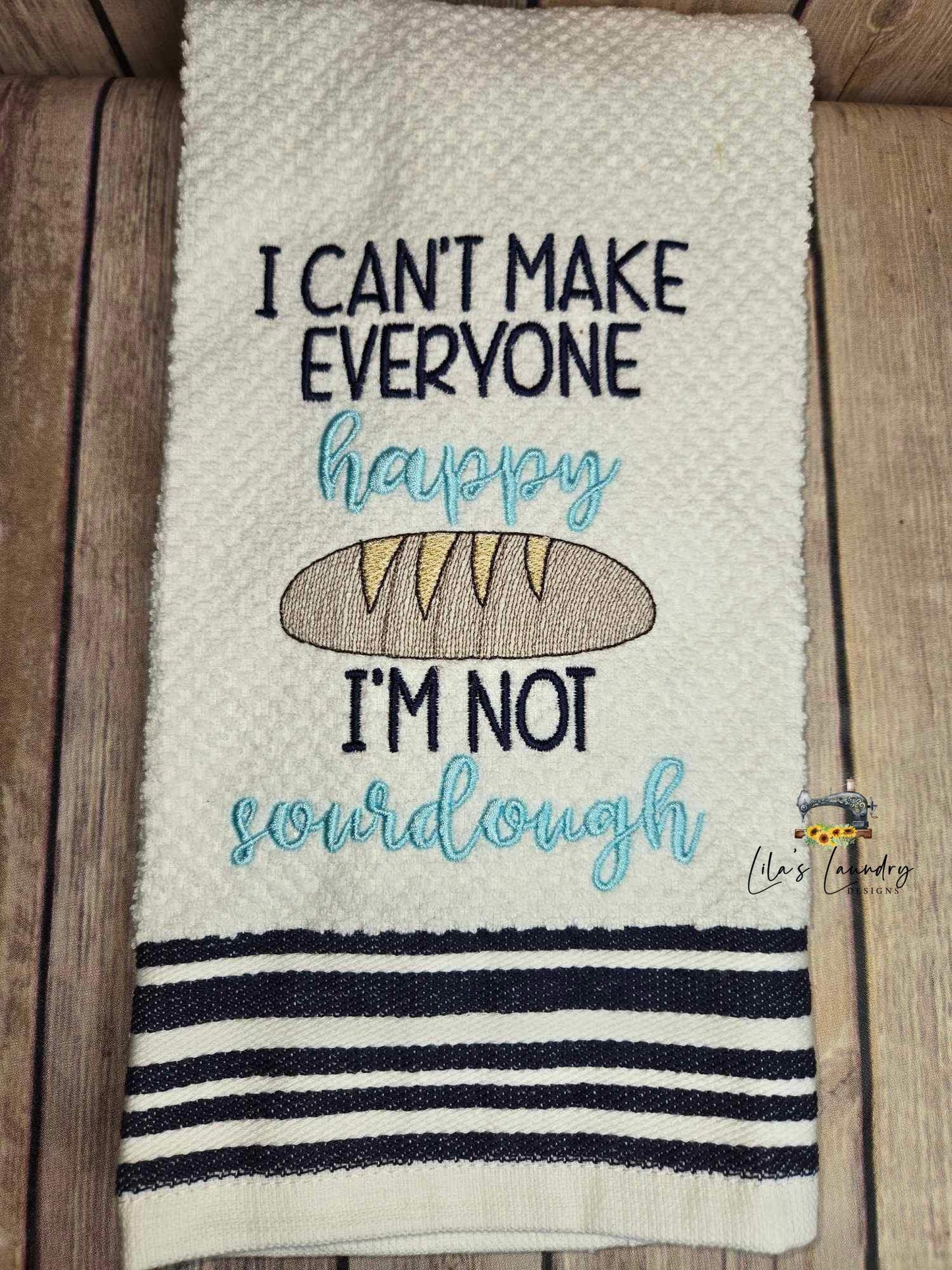 Not Sourdough - 3 Sizes - Digital Embroidery Design