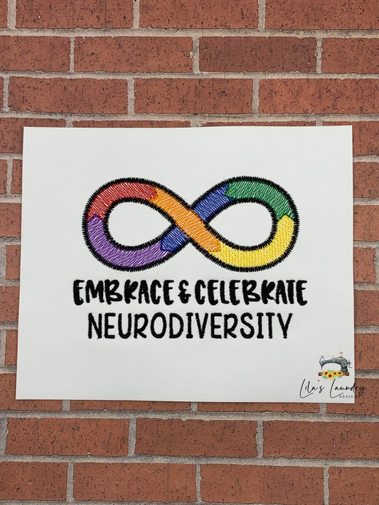 Neurodiversity - 4 Sizes - Digital Embroidery Design