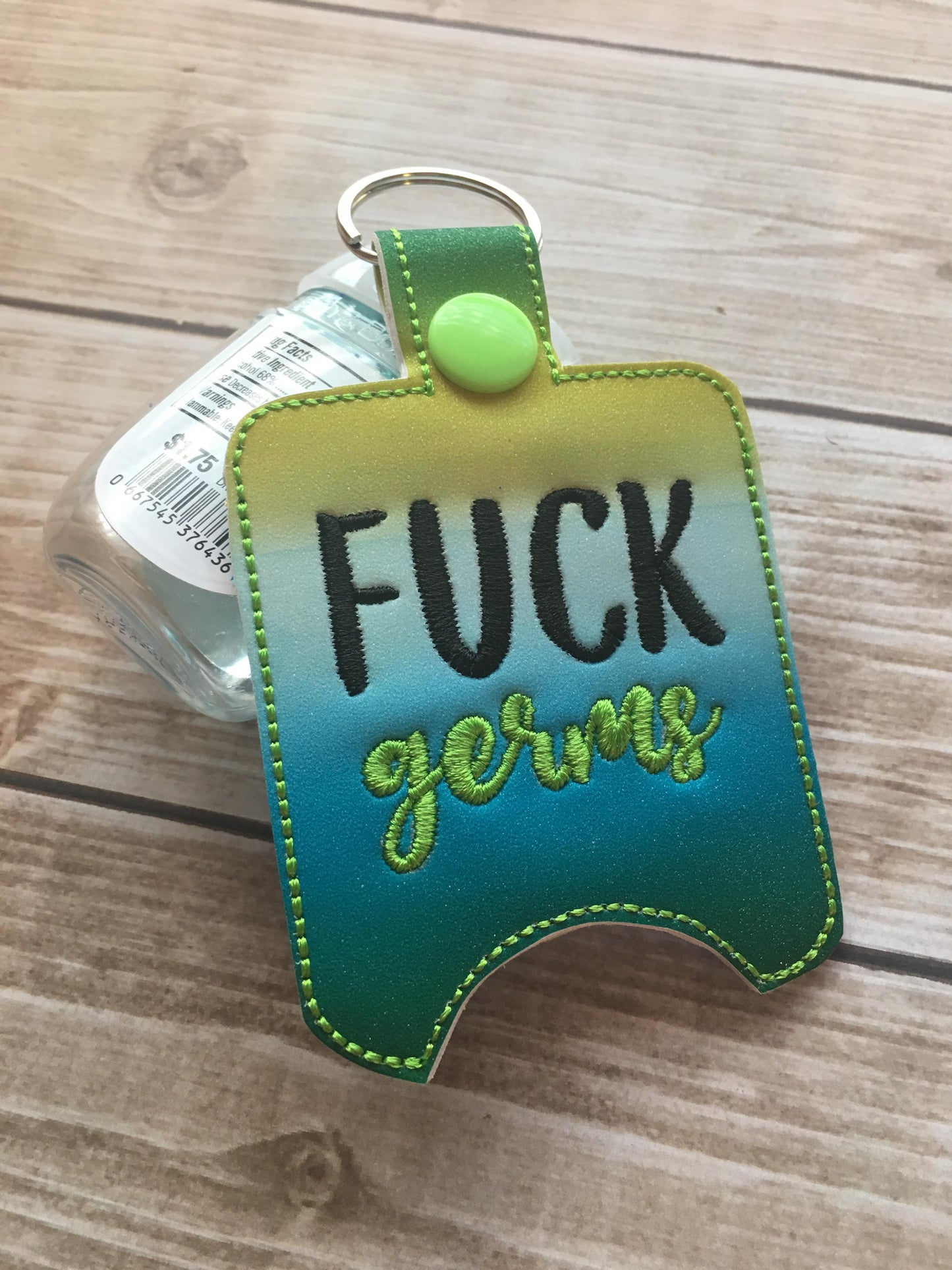 Mature Germs Sanitizer Holder - Embroidery Design - DIGITAL Embroidery DESIGN