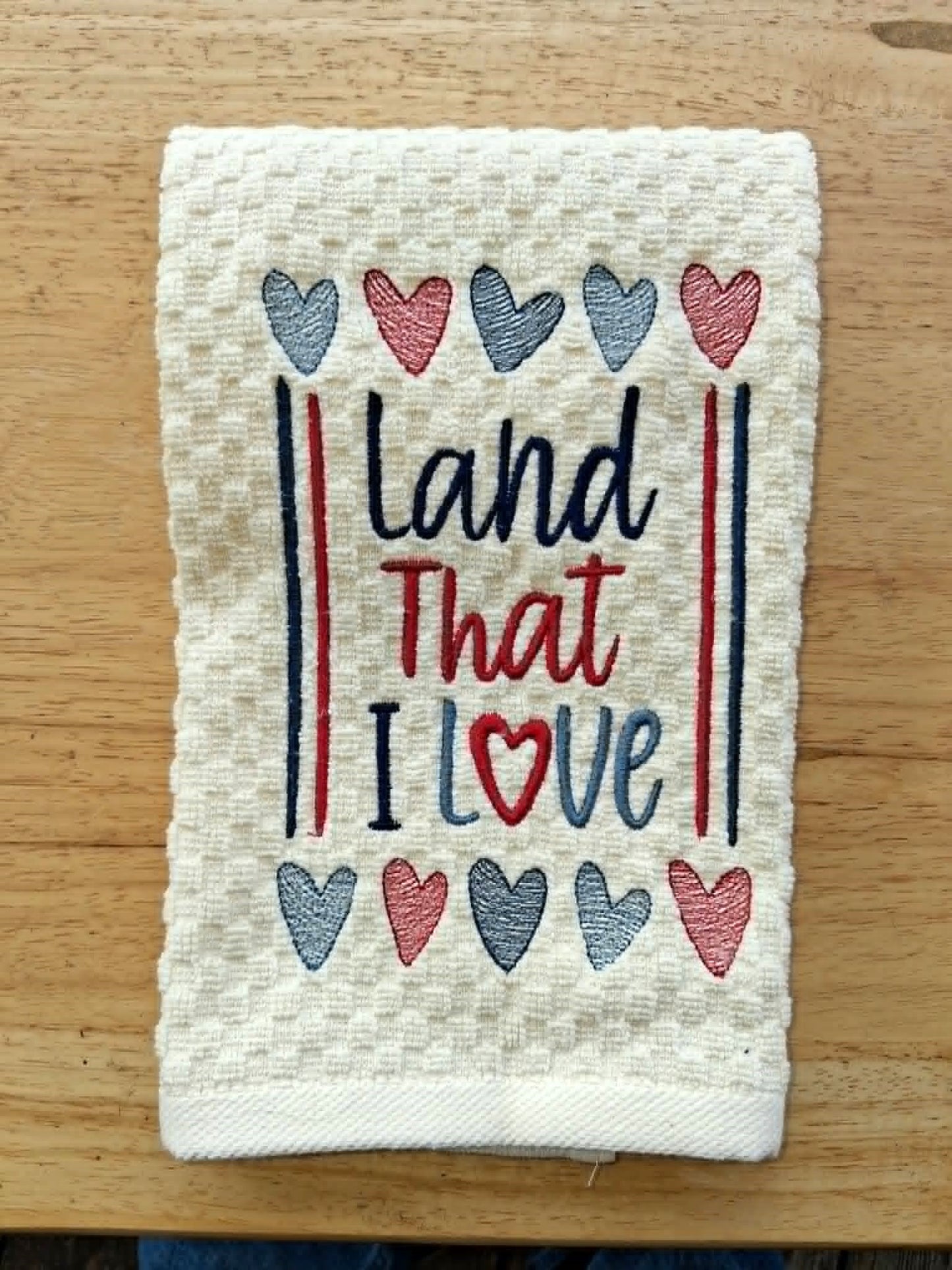 Sketch Land That I Love - 4 x 4, 5 x 7, 6 x 10 and 8 x 12 - DIGITAL Embroidery Design