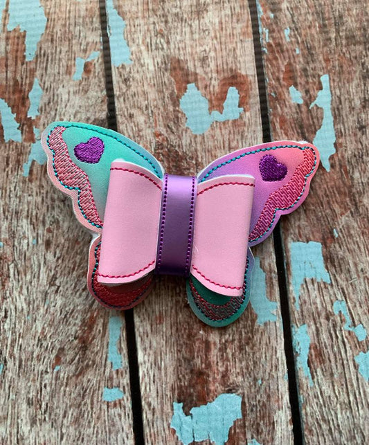 Butterfly Hair Bow - Digital Embroidery Design