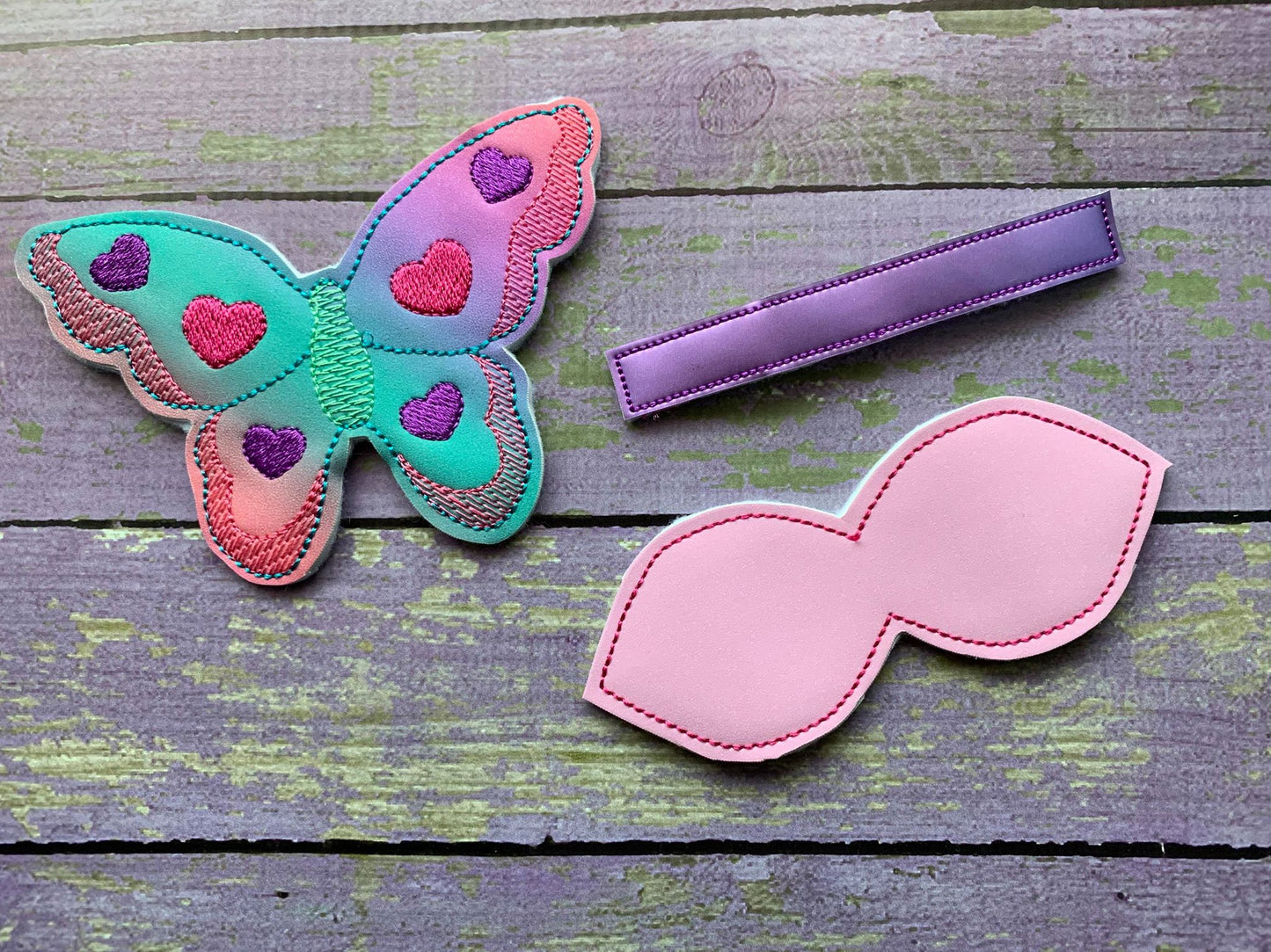 Butterfly Hair Bow - Digital Embroidery Design