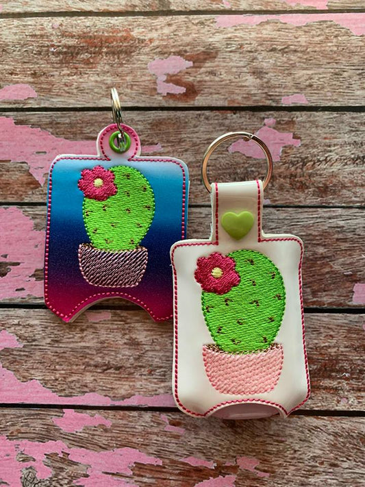 Cactus Sanitizer Holders - Embroidery Design - DIGITAL Embroidery DESIGN