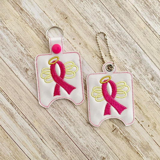 Awareness Angel Ribbon Sanitizer Holder - Embroidery Design - DIGITAL Embroidery DESIGN