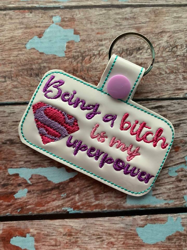 Mature Superpower Fobs - Embroidery Design - DIGITAL Embroidery DESIGN