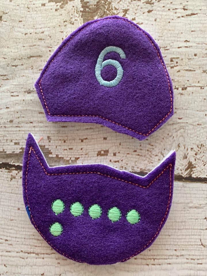 Egg Number Matching Puzzle Set - Digital Embroidery Design