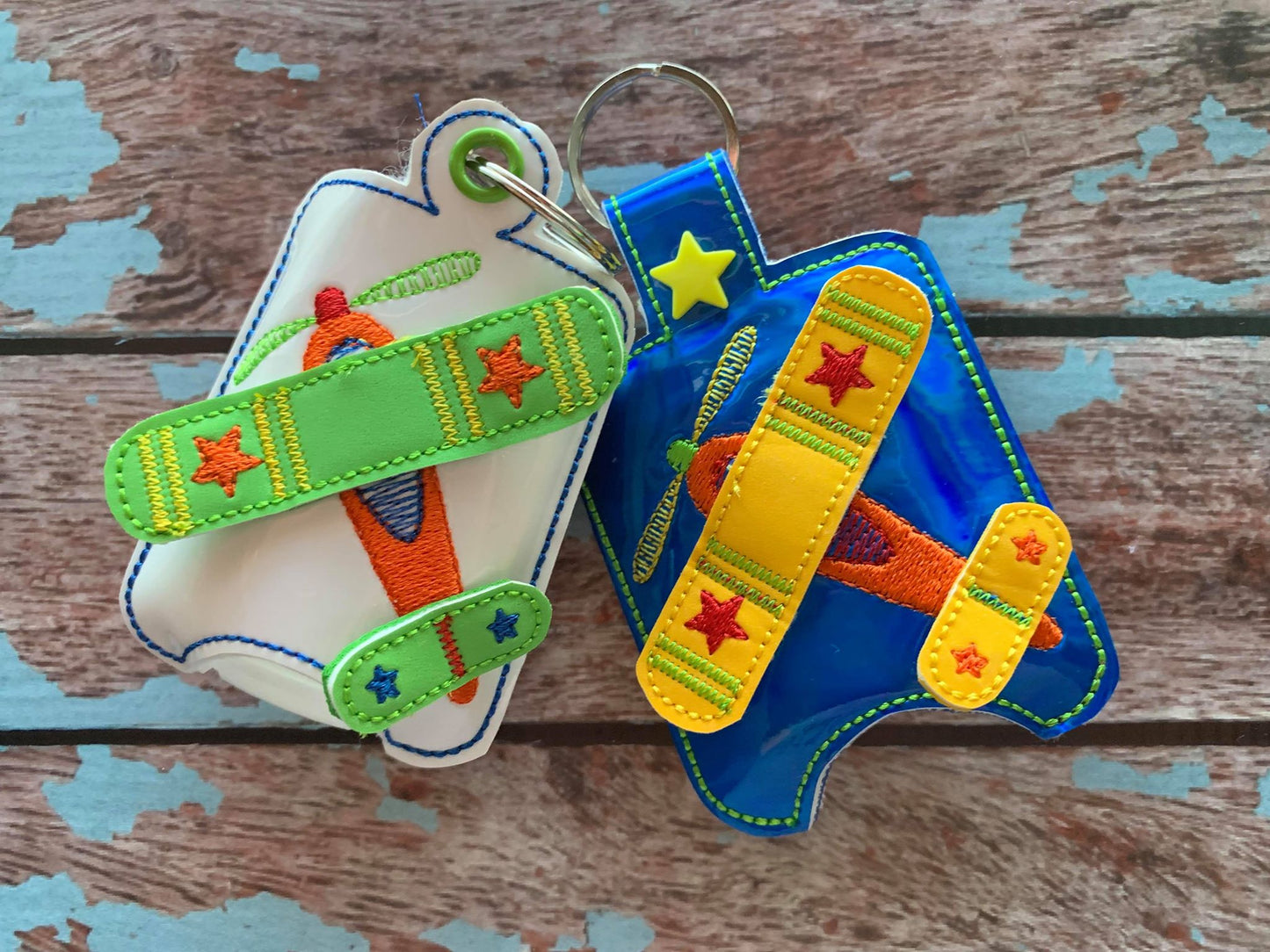 3D Airplane Sanitizer Holders 4x4 and 5x7 included- Embroidery Design - DIGITAL Embroidery DESIGN