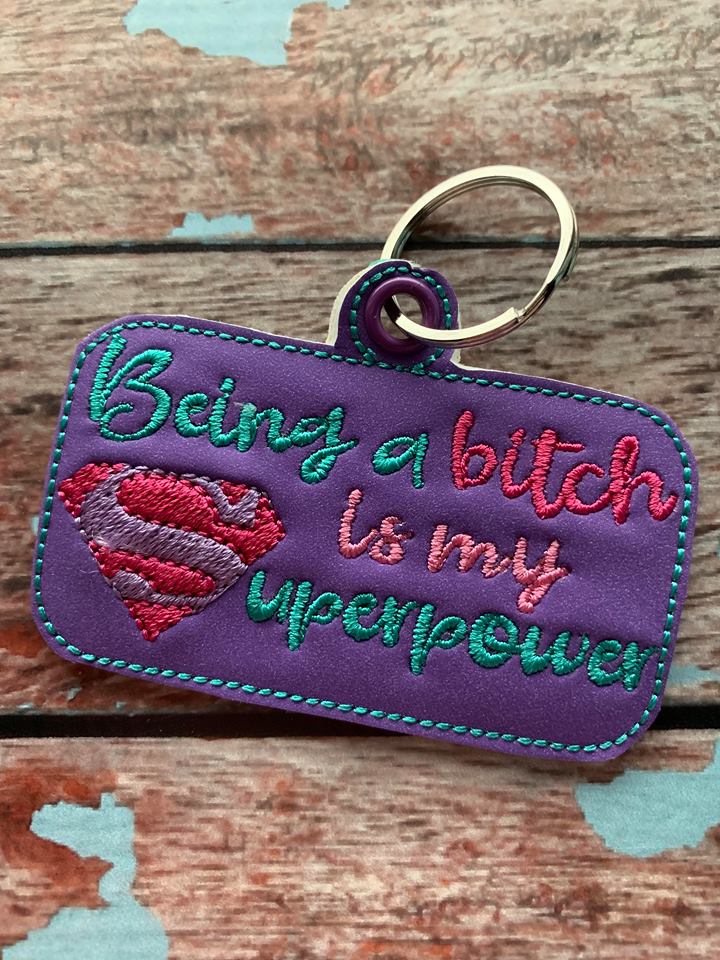 Mature Superpower Fobs - Embroidery Design - DIGITAL Embroidery DESIGN
