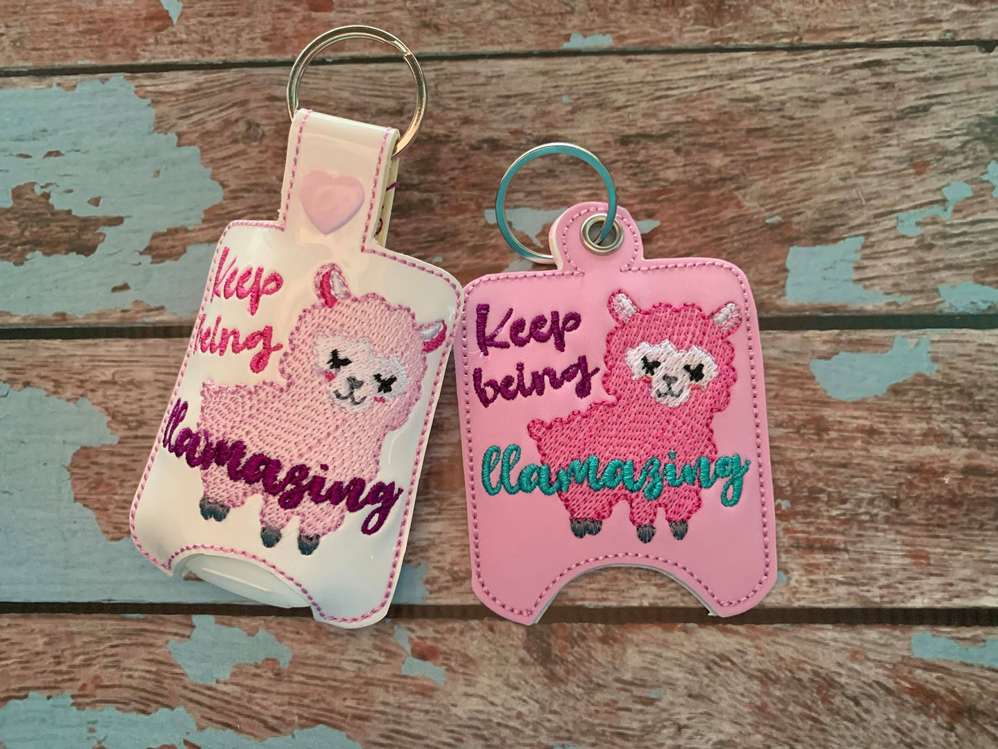 Keep Being Llamazing Sanitizer Holders - Embroidery Design - DIGITAL Embroidery DESIGN