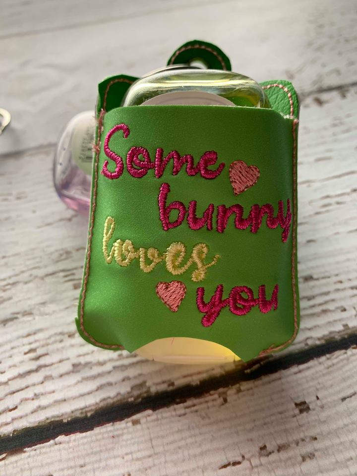 3D Bunny Boy Sanitizer Holders 4x4 and 5x7 included- Embroidery Design - DIGITAL Embroidery DESIGN