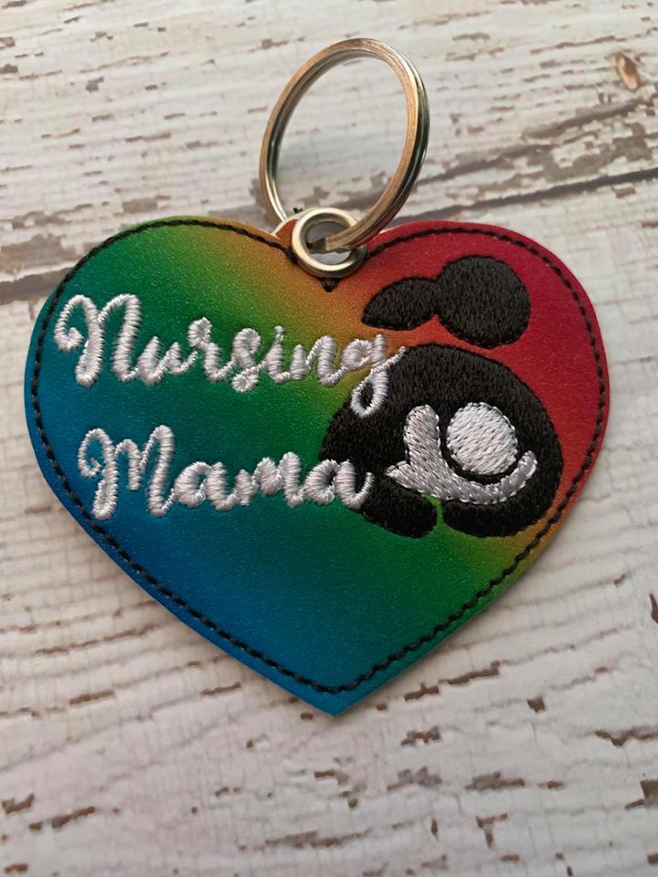 Nursing Mama Fobs - Embroidery Design - DIGITAL Embroidery DESIGN
