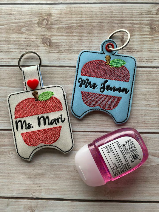 Split Apple Sanitizer Holders - DIGITAL Embroidery DESIGN