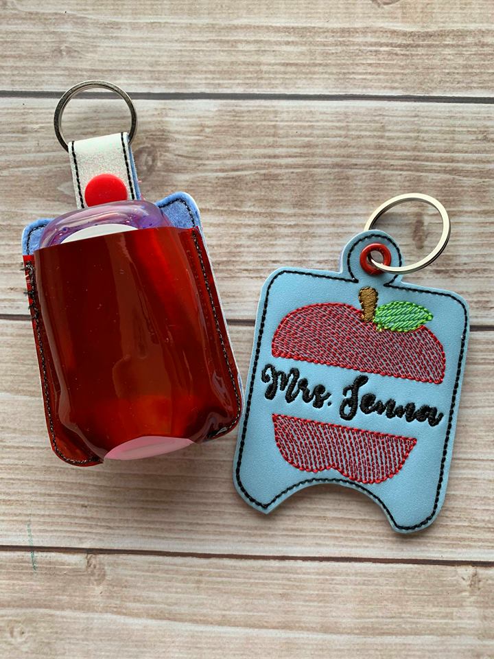 Split Apple Sanitizer Holders - DIGITAL Embroidery DESIGN
