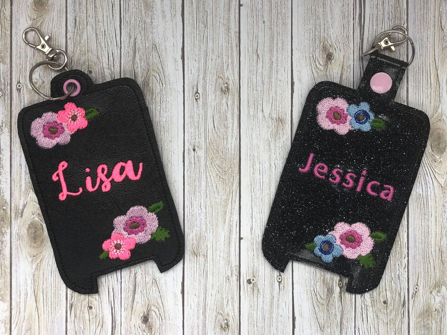 Floral Lotion Holders 5x7 included- DIGITAL Embroidery DESIGN