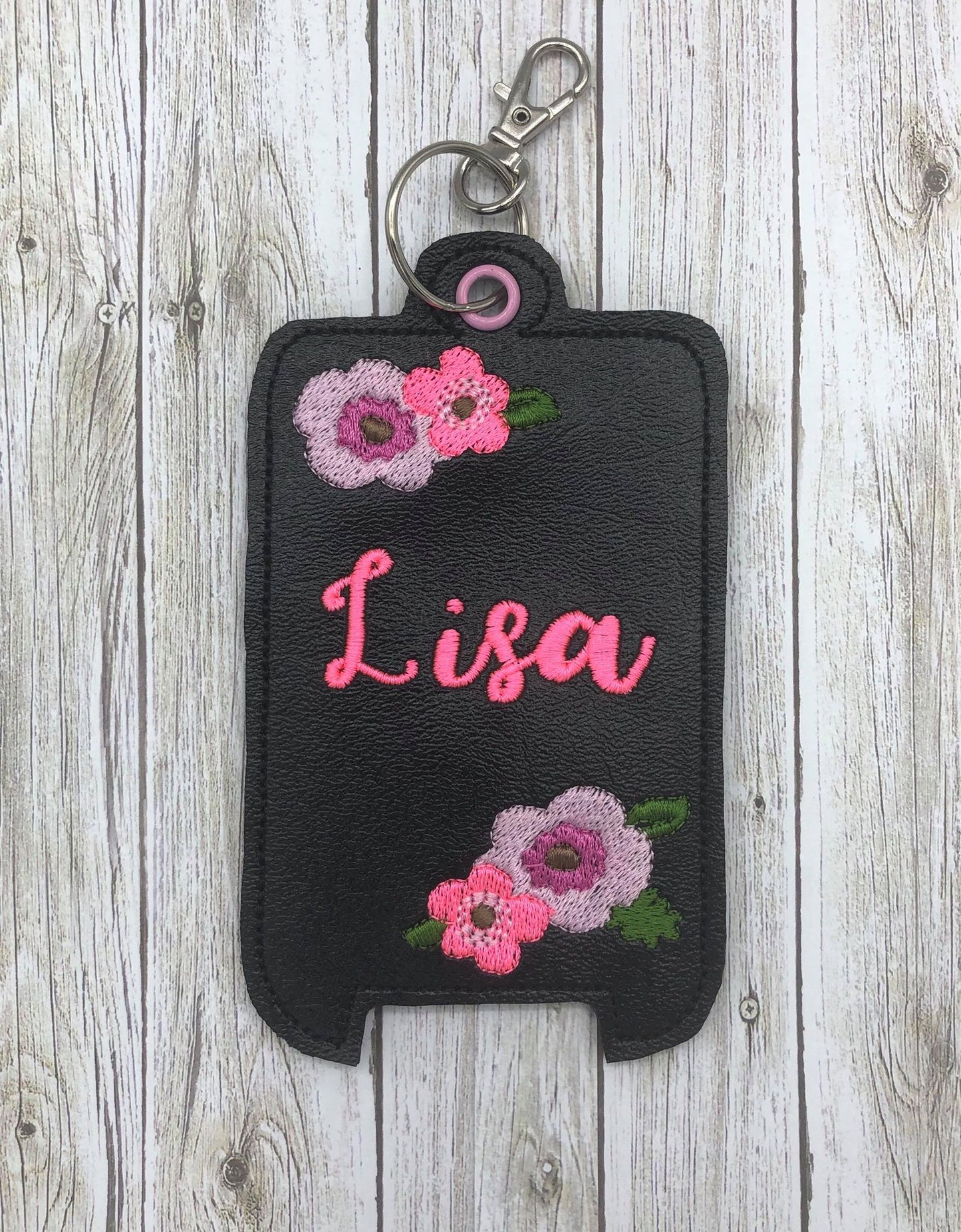 Floral Lotion Holders 5x7 included- DIGITAL Embroidery DESIGN