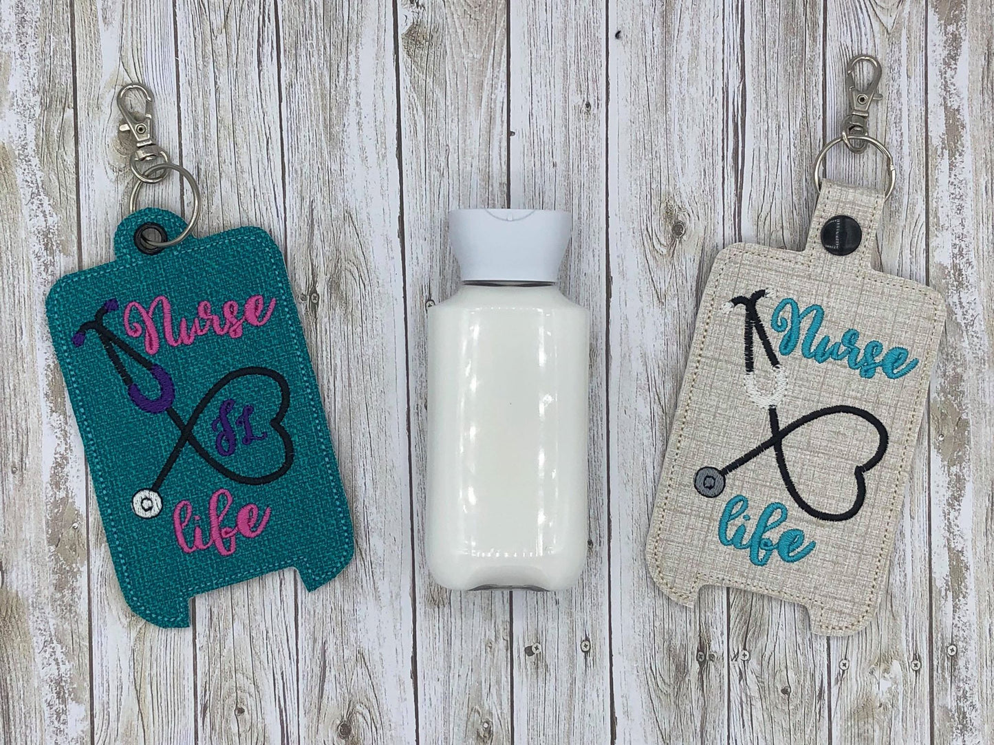 Nurse Life Lotion Holder 5x7 included- DIGITAL Embroidery DESIGN