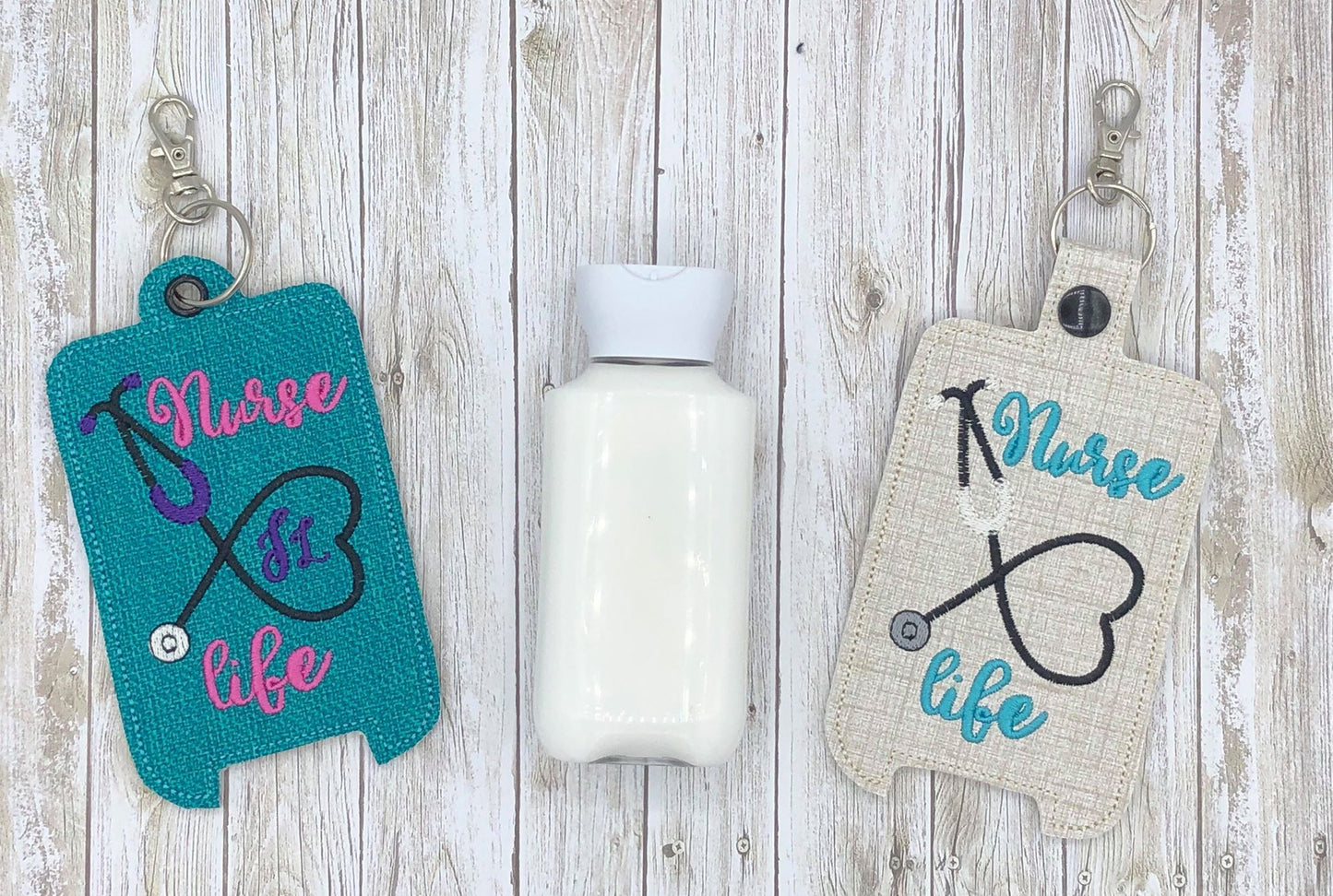 Nurse Life Lotion Holder 5x7 included- DIGITAL Embroidery DESIGN