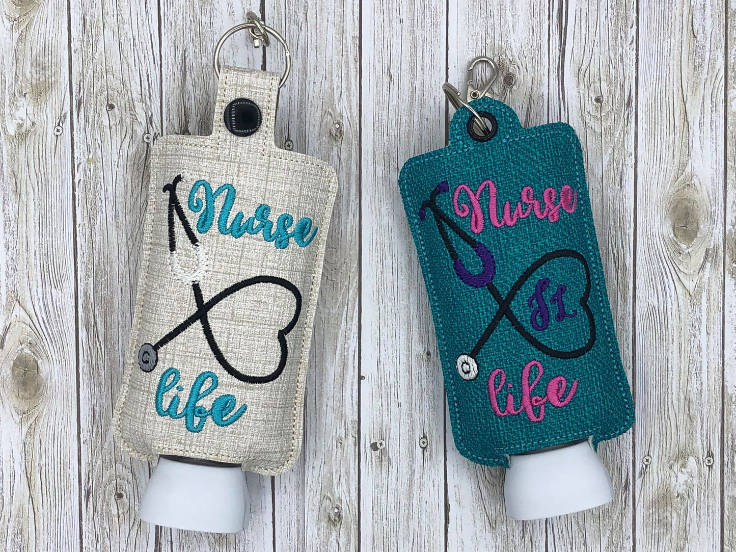 Nurse Life Lotion Holder 5x7 included- DIGITAL Embroidery DESIGN