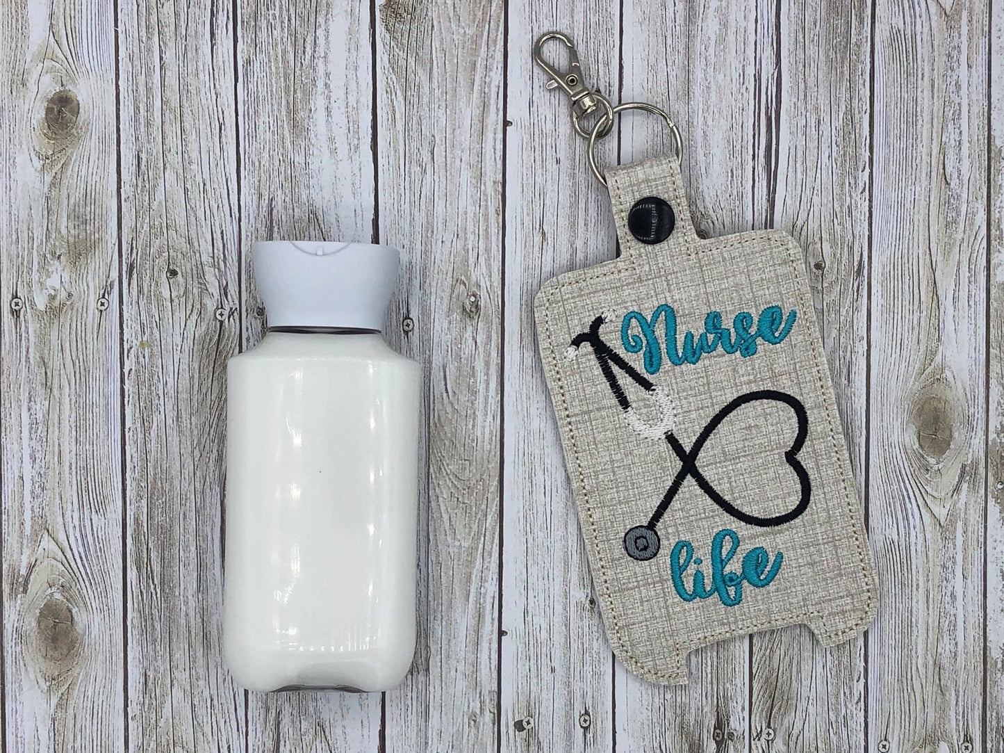 Nurse Life Lotion Holder 5x7 included- DIGITAL Embroidery DESIGN
