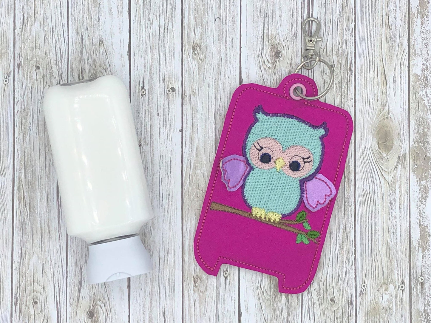 3D Owl - Hand Lotion Holder 5x7 included- DIGITAL Embroidery DESIGN