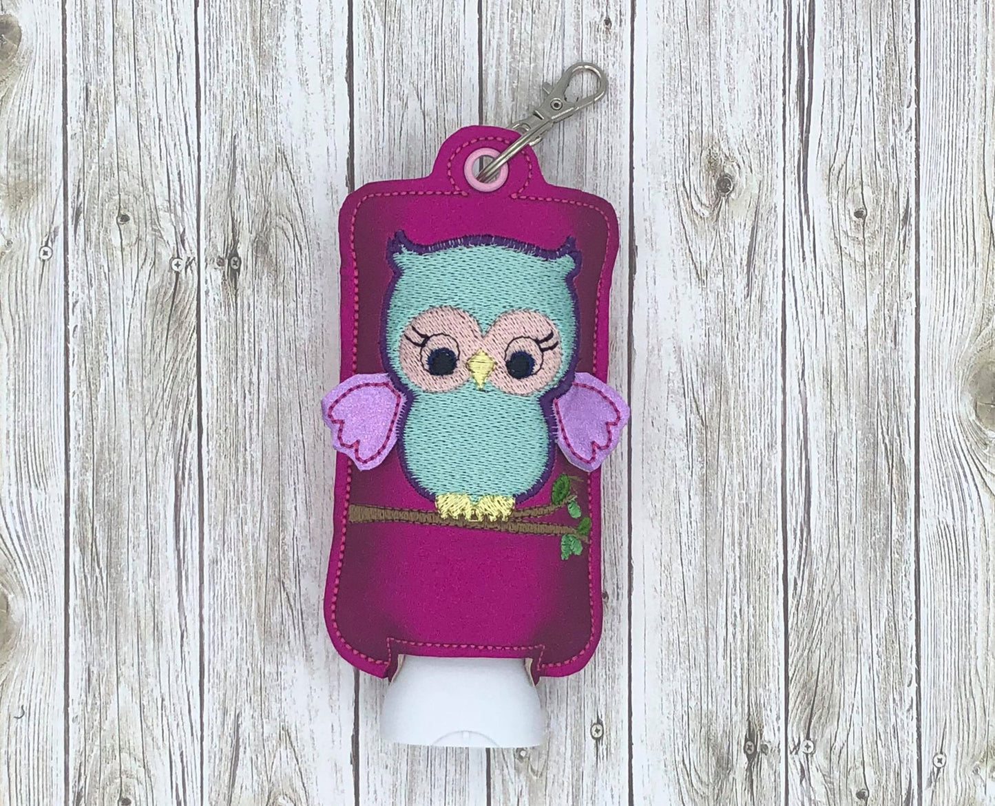 3D Owl - Hand Lotion Holder 5x7 included- DIGITAL Embroidery DESIGN