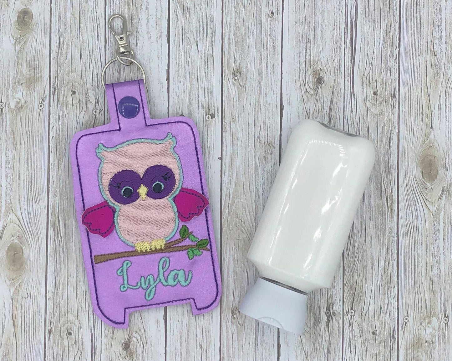 3D Owl - Hand Lotion Holder 5x7 included- DIGITAL Embroidery DESIGN