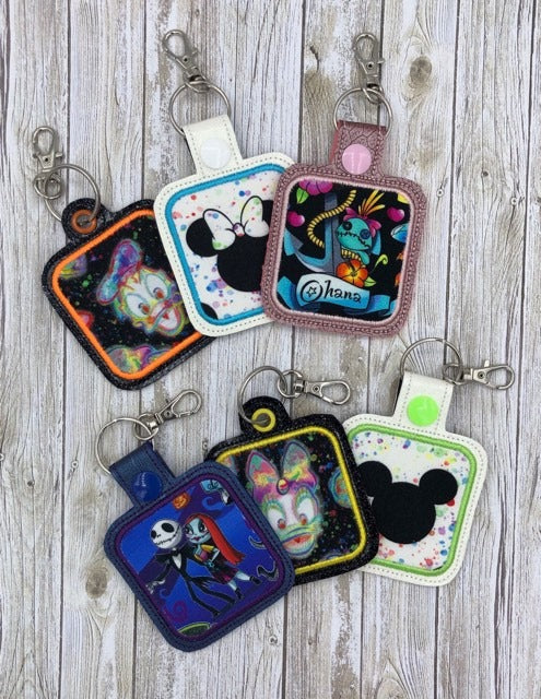 Applique Fobs - Embroidery Design - DIGITAL Embroidery DESIGN