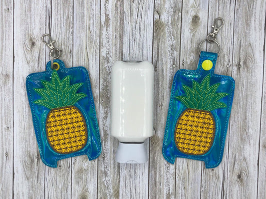 3D Pineapple - Hand Lotion Holder 5x7 included- DIGITAL Embroidery DESIGN