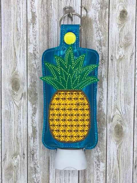 3D Pineapple - Hand Lotion Holder 5x7 included- DIGITAL Embroidery DESIGN