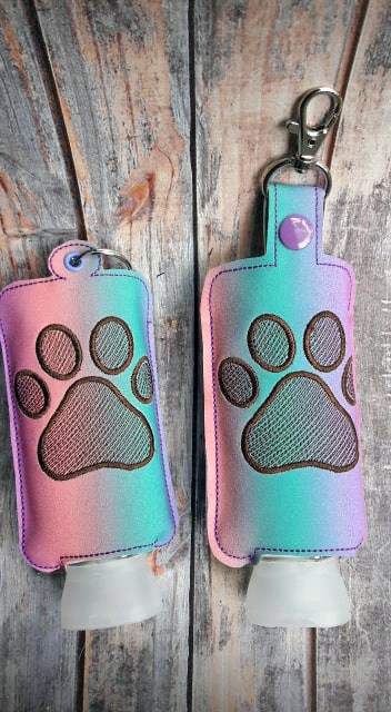 Paw Hand Lotion Holder 5x7 included- DIGITAL Embroidery DESIGN
