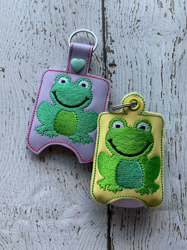 Frog Sanitizer Holder - DIGITAL Embroidery DESIGN