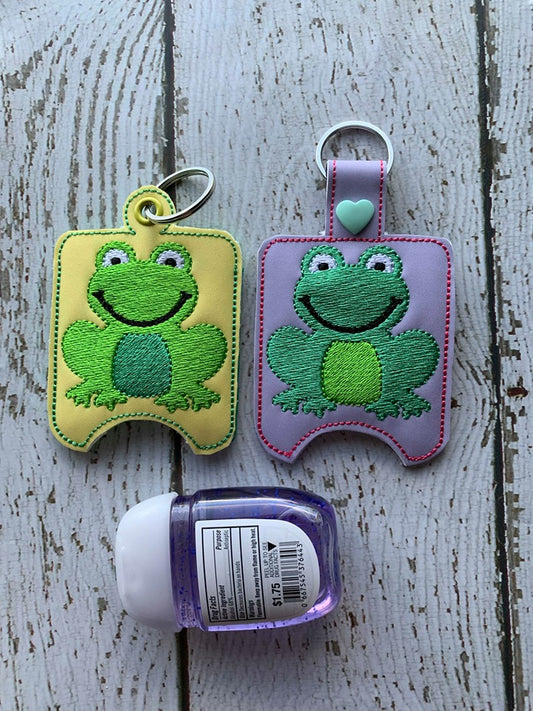 Frog Sanitizer Holder - DIGITAL Embroidery DESIGN
