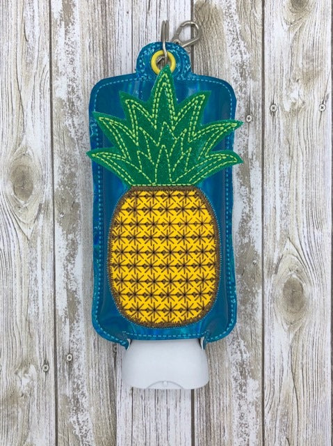 3D Pineapple - Hand Lotion Holder 5x7 included- DIGITAL Embroidery DESIGN