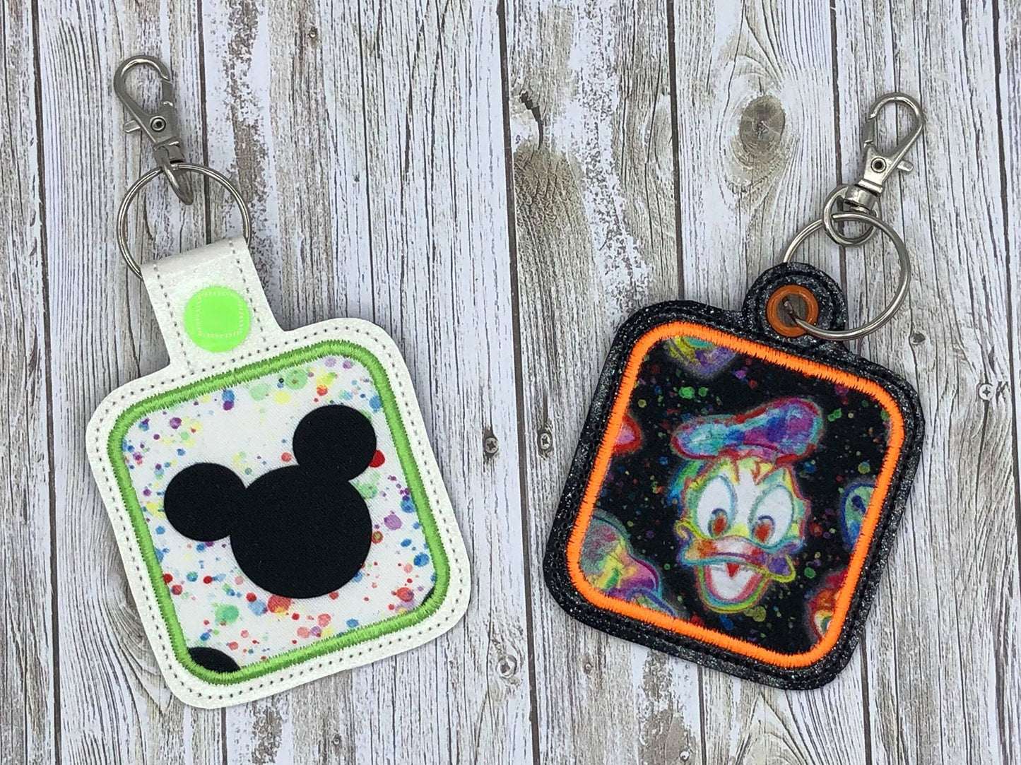Applique Fobs - Embroidery Design - DIGITAL Embroidery DESIGN