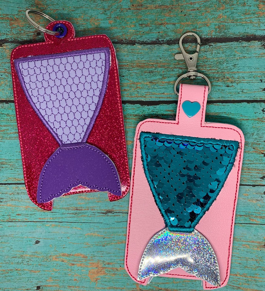3D Mermaid Tail Hand Lotion Holder 5x7 included- DIGITAL Embroidery DESIGN