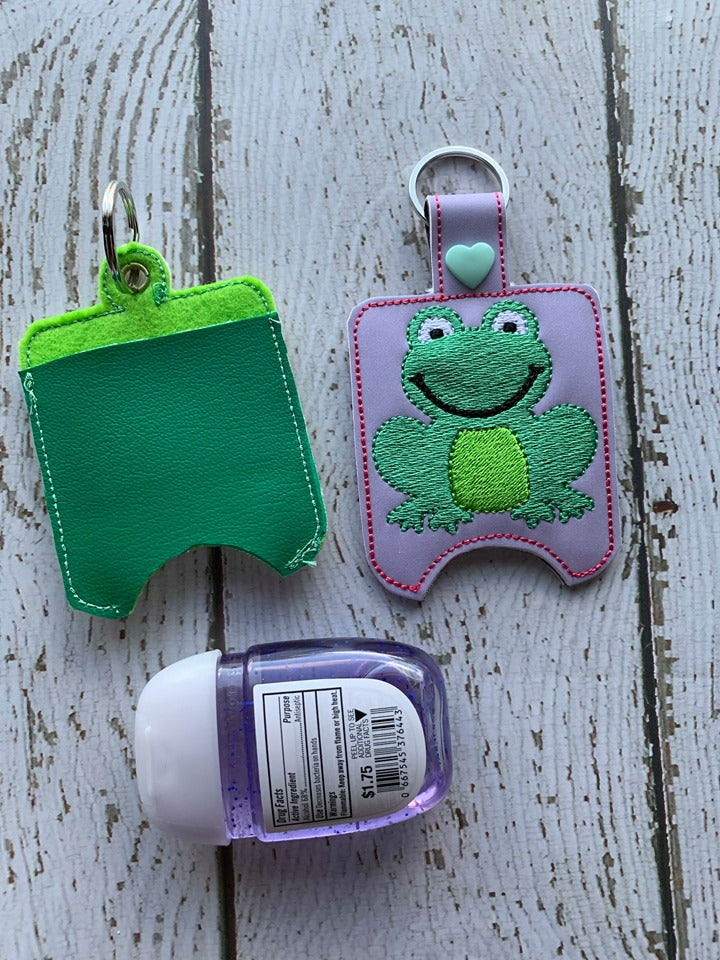Frog Sanitizer Holder - DIGITAL Embroidery DESIGN