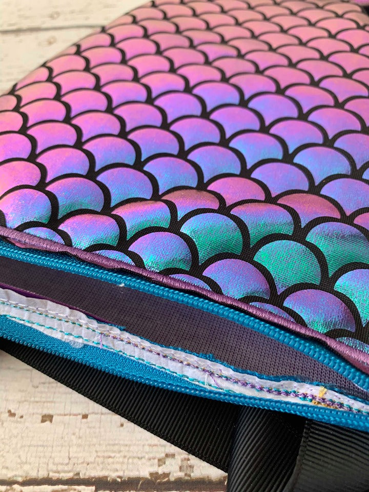 3D Mermaid Zipper Bag - 4 sizes - Digital Embroidery Design