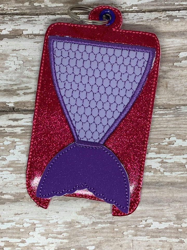 3D Mermaid Tail Hand Lotion Holder 5x7 included- DIGITAL Embroidery DESIGN