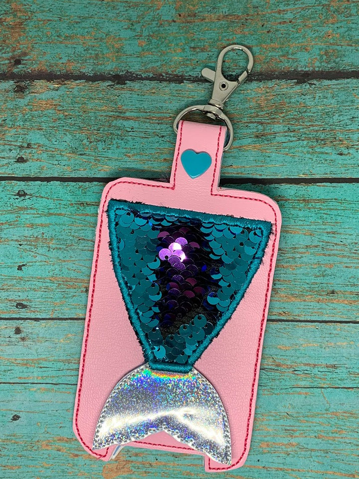 3D Mermaid Tail Hand Lotion Holder 5x7 included- DIGITAL Embroidery DESIGN