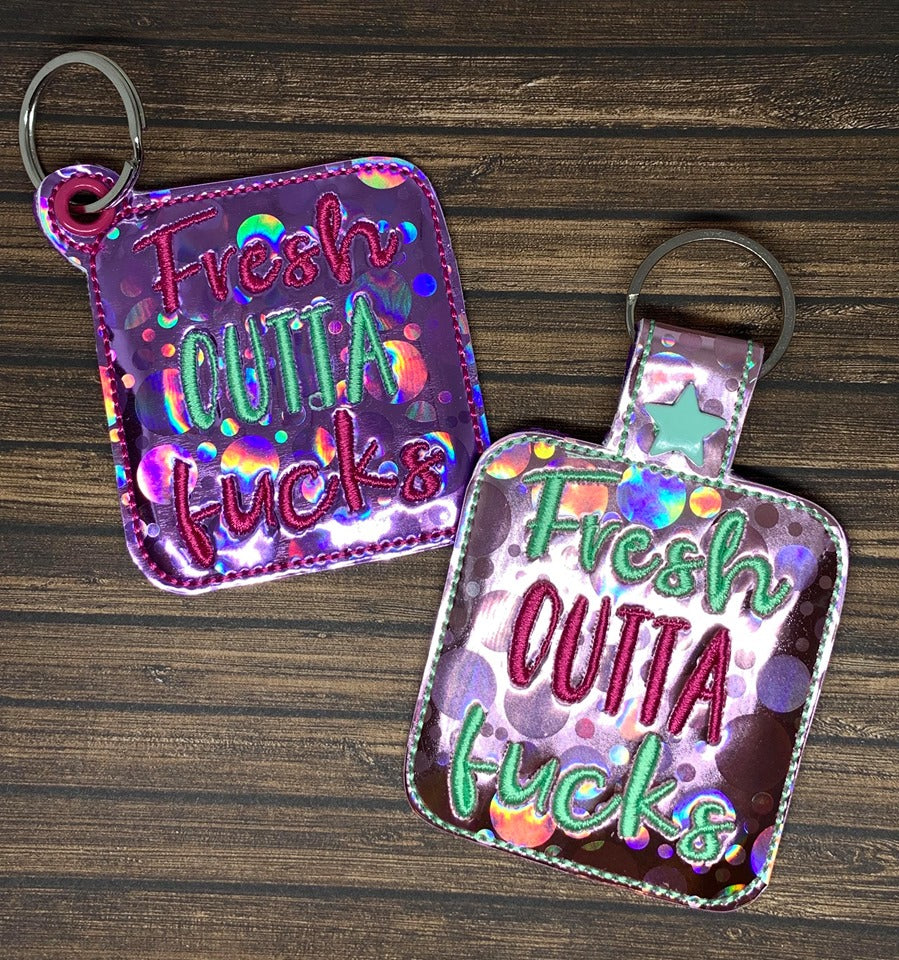 Mature Fresh Out Fobs - DIGITAL Embroidery DESIGN