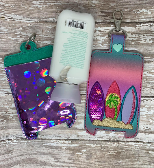 Surfboard Lotion Holders 5x7 included- DIGITAL Embroidery DESIGN